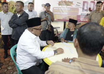 Turnamen Domino Di Buka secara langsung Oleh Walikota Tanjungpinang  Sambut HUT Bhayangkara Ke-79