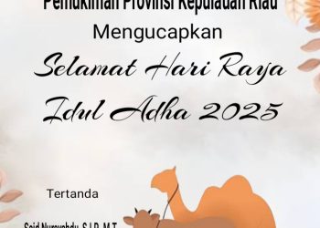 Dinas perumahan dan kawasan pemukiman Provinsi Kepri: Selamat Hari Raya Idul Adha 2025