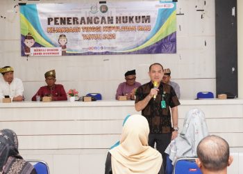 Kejati Kepri Sosialisasi Pencegahan TPPO kepada Aparatur dan Perwakilan Warga se-Kecamatan Tanjungpinang Kota.