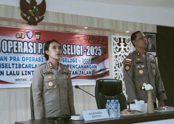 Polres Bintan Gelar Latihan Pra Operasi Patuh Seligi Tahun 2025