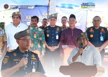 Penyerahan e-Pas Kecil di Pulau Pangkil, Wujud Nyata Layanan Transportasi Laut yang Modern dan Tepat Sasaran