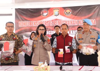POLDA KEPRI UNGKAP 30 PERKARA NARKOTIKA DAN AMANKAN 45 TERSANGKA SELAMA AWAL 2026