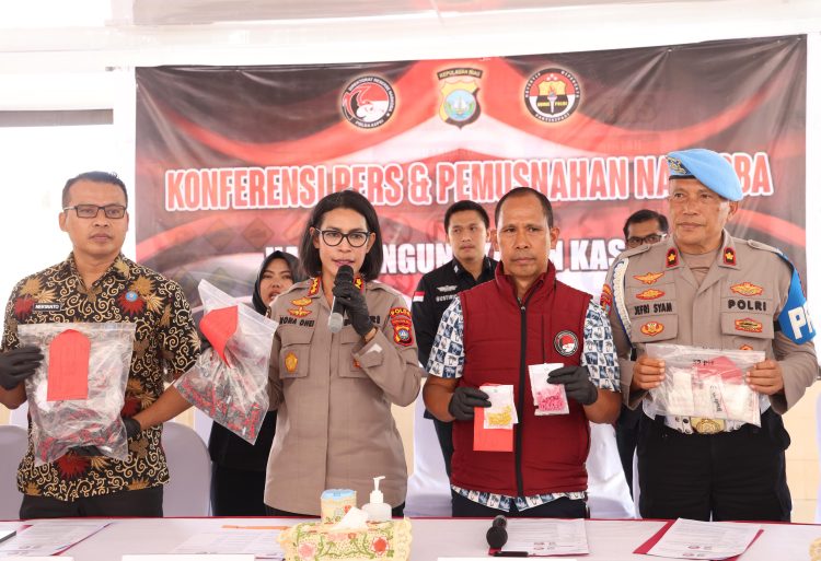 POLDA KEPRI UNGKAP 30 PERKARA NARKOTIKA DAN AMANKAN 45 TERSANGKA SELAMA AWAL 2026