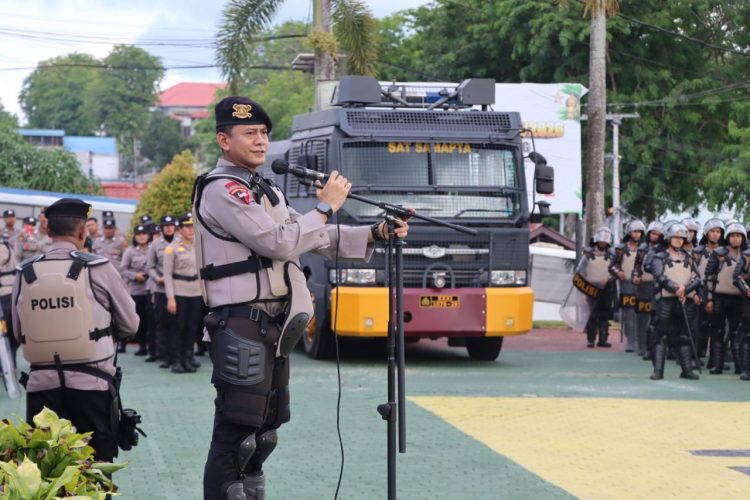 Polresta Tanjungpinang Gelar Latihan Dalmas Jelang Pengamanan Hari May Day 2026
