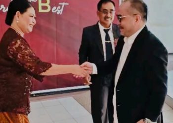 Ketua Dewan Pembina Puspolkam Indonesia Datang menghadiri undangan sebuah kegiatan Pengukuhan Dua Guru Besar