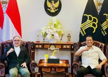 Menteri Hukum RI Bertemu dan berdiskusi Bersama dengan Ketua Dewan Pembina Puspolkam Indonesia