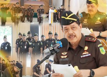 Kepala Kejaksaan Tinggi Kepri J. Devy Sudarso Lantik Kabag TU dan Koordinator Baru di Lingkungan Kejati Kepri.